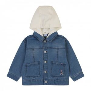압소바 HK(아기선물)루크 후드 데님 자켓(청블루)26년봄신상 (A1123801A)
