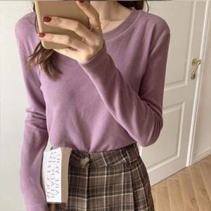 걸스 데일리룩 넉넉핏 캐주얼라운드칼라 티탑 LKT219