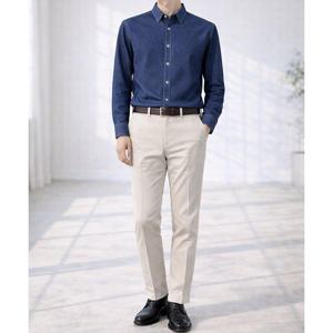 [바쏘옴므]25FW 남성 기본 데님 청 남방 셔츠 WSZ3-TT16-ANY