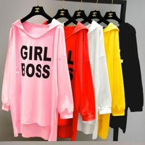 로미홀리 긴팔 빅사이즈 봄 루즈핏 걸보스 가을