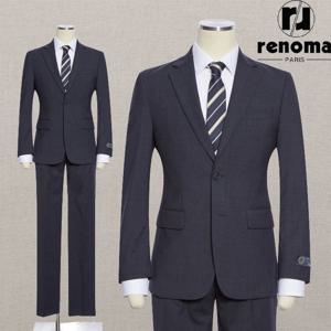 [레노마캐주얼][얼리버드]SS 봄여름 최고급 네이비 글렌체크 울 스판 수트 RQMASJ26AJD