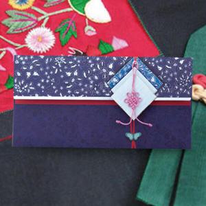 아트박스/프롬앤투 사각보 핑크매듭 용돈봉투 FB217-1