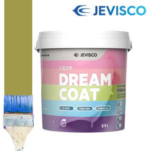 제비스코 드림코트 에그쉘광 올리브그린(0.9L)
