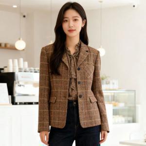 TAGME 울 블렌디드 체크 자켓 3종 택1