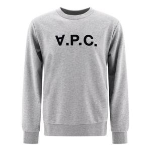 아페쎄 긴팔 티셔츠 COHBNM27907TPI GRIS CHINE DARK NAVY DOM