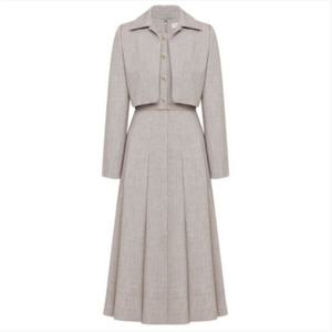 [린(의류)]론드리 자켓 레이어드 원피스 LGOPPA8100