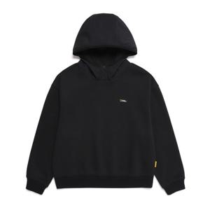 내셔널지오그래픽N251WHD080 여성 하이브리드 세미오버핏 후드티셔츠 CARBON BLACK