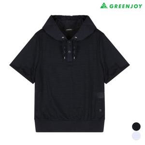 [그린조이] 여성 메쉬후드 반팔베스트