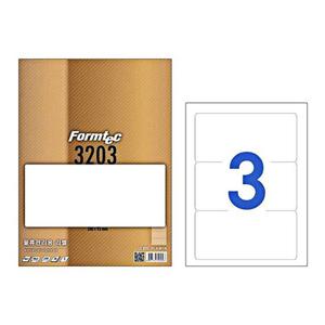 폼텍 물류관리용 라벨 LQ3203 3칸 20매 물류라벨지 물류관리라벨 라벨용지 라벨지 물류라벨지