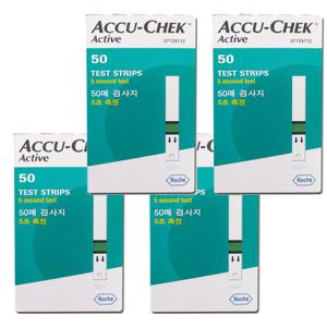 로슈 아큐첵 액티브 시험지 200매 혈당 스트립 검사지 당뇨 소모성 재료