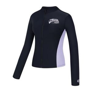 러쉬 레귤러핏 집업 래쉬가드 A5BL1PQ06BLK