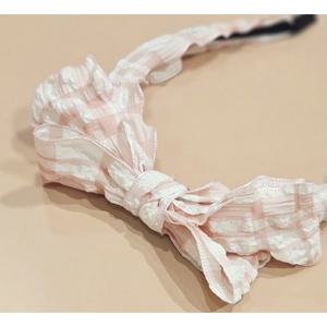 로엠걸즈체크리본 머리띠헤어밴드RGHK25S4P