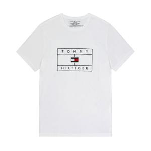 타미힐피거 09T4511 100 로고 남성 반팔티