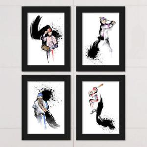 아트박스/꾸밈 iv186-당신의승리를_야구_액자세트