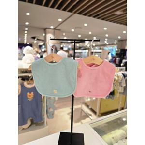 [블루독베이비] 25 FW(민트)테리턱받이세트(45A7000404) 출산 임신 선물 유아 신생아 조카 이유식 (45A7000