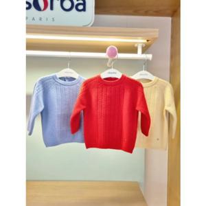 [압소바] (아기외출복) 로베르 캐시 풀오버 니트 (A2743301)