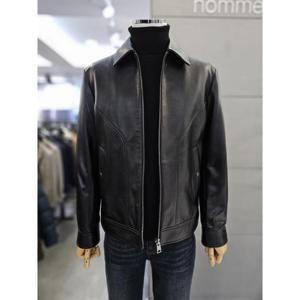 바쏘옴므 세이브존03 바쏘옴므 남자 블랙 양가죽 점퍼 레더자켓 WSAGZ3UB01A