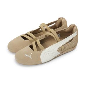 푸마 W 스피드캣 발레 스웨이드 탄 웜 화이트 406758-01