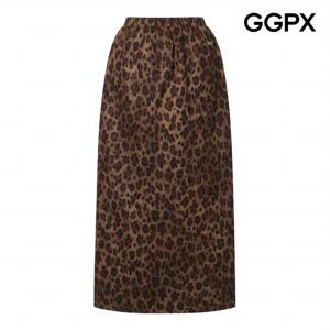 [GGPX] 스웨이드 레오파드 스판 밴딩 스커트 (GP9SK025B)