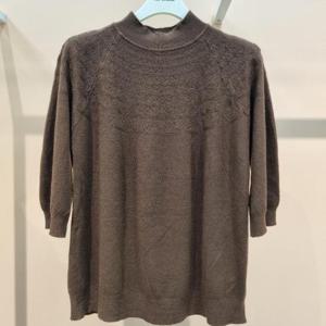 라티움 HC34 부드럽고 착용감좋은 반목폴라 6부소매 얇은 가을니트스웨터 T2533sw04