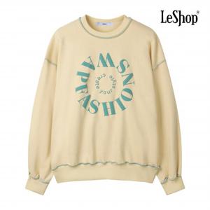 [르샵] 엠보 프린트 오버록 맨투맨 티셔츠 (BP9TS024A)