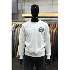 [빠니깔레]MARIO로고프린트 아이보리맨투맨티 d-qtee57iv