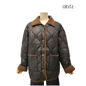 [에이비에프지]코듀로이 배색 포인트 누빔 점퍼 APA1ZU01A