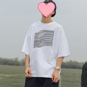 남성 오버핏 하프 반팔 티 JSC-d0124 JSC-d0124