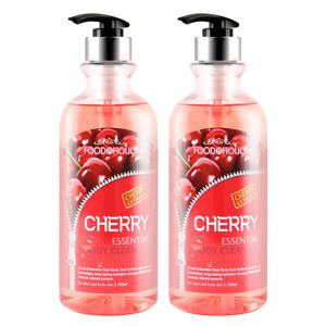 (2개)푸드어홀릭 체리 에센셜 바디클렌져 750ml/워시