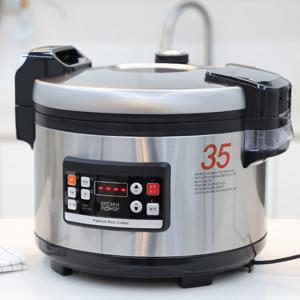 키친플라워 전기보온밥솥/35인분/업소용/예약기능 KRC-M35
