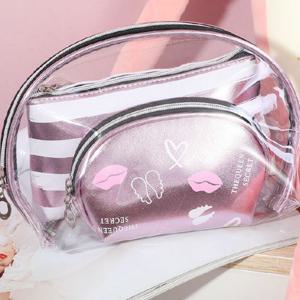 (별별창고)G 캐리어 여행용 3종세트 PVC 파우치