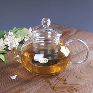 원형 유리 차주전자/티포트 600ml