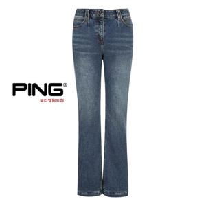 [핑][PING] 2024년 가을 신상 여성 기모 데님 팬츠 121D3PD151_B