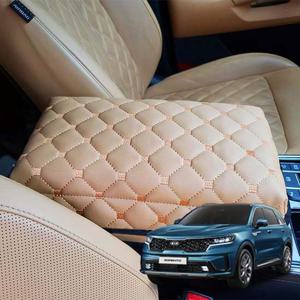 쏘렌토MQ4팔쿠션 쏘렌토MQ4 전용 콘솔쿠션 맞춤형 엠보싱 팔쿠션 팔걸이쿠션