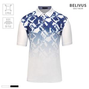 [빌리버스]빌리버스 골프웨어 남성 반팔티 PK0186 기능성 스판