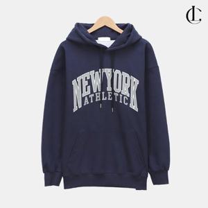 엘케이트 여성 후드티 루즈핏 레터링 로고 스웨트셔츠 면 캐주얼 후드 LRV001