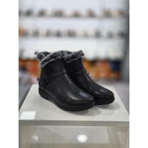 엘칸토 세이브존05 여성 양가죽 컴포트 FUR 앵클 부츠 3.5cm WA67