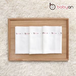 [베이비앙]베이비앙 순면 365 무형광 엠보손수건 10장