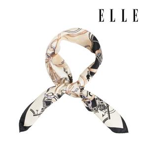 [엘르(스카프)]마차라인 실크 미니스카프 SE831S301