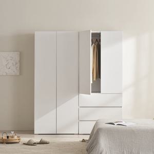 레이디가구 빈트 수납 시스템 터치 장롱 1600 이불장 세트