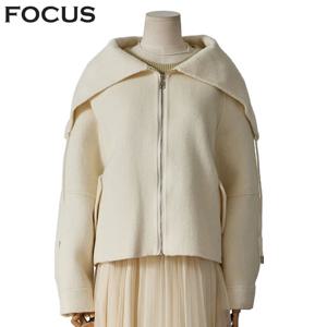 [포커스]준 집업 카라 울 재킷_FW4K3JK3214