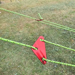 캠핑용 네온 반사광 타프줄 로프 4mm x 5m 끈 텐트