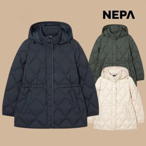 네파 여성 울 퍼프 미드 다운자켓 누빔 경량 등산점퍼 7L82061