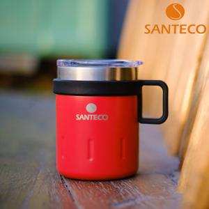 [산테코] 케미 보온보냉컵 350ml (오렌지레드)