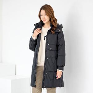 [모슬린]엄마옷 오리털 후드 롱 패딩점퍼 512FGH190 마담/중년여