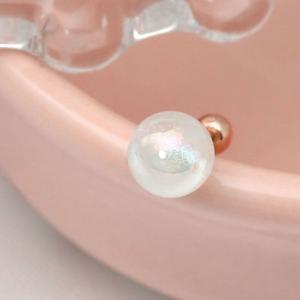 14K 골드필드 핀 오로라 아크릴 볼 피어싱