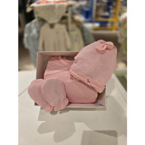 [블루독베이비] 26 SS(피치)쿠키슈세트반팔바디수트(4637004004)신생아 출산 백일  조카 여름 선물 유아 아