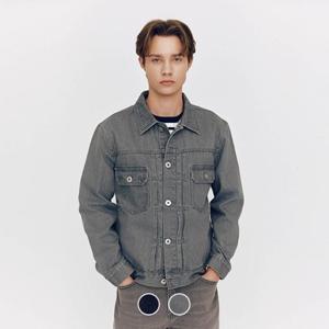 [지오다노]남성 데님 트러커 청자켓 075508/01075508