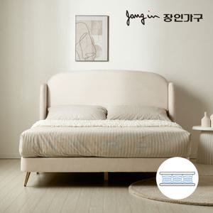 장인가구 허니듀 아쿠아텍스 패브릭 침대Q 본넬매트리스