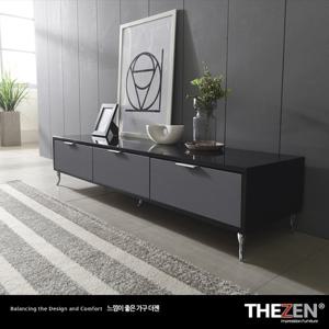 [더젠] 헤르앙404 1500거실장(상판흑경)